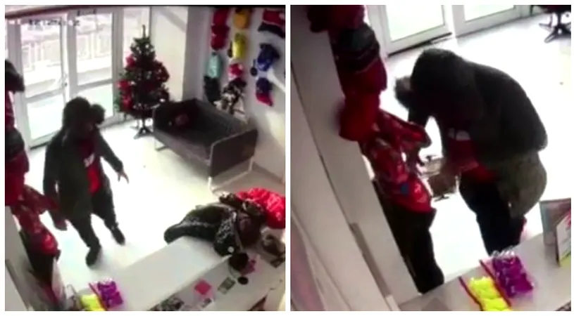 Gestul socant al unui tanar in prag de Sarbatori! A furat toate donatiile pentru copiii saraci. Il recunoaste cineva?