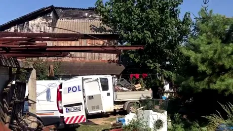 Descoperire morbida in curtea lui Gheorghe Dinca. Ce au gasit politistii in buruienile de langa casa!
