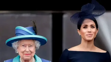 Replica reginei Elisabeta când a văzut rochia de mireasă a lui Meghan Markle. Suverana, cunoscută pentru umorul său sec