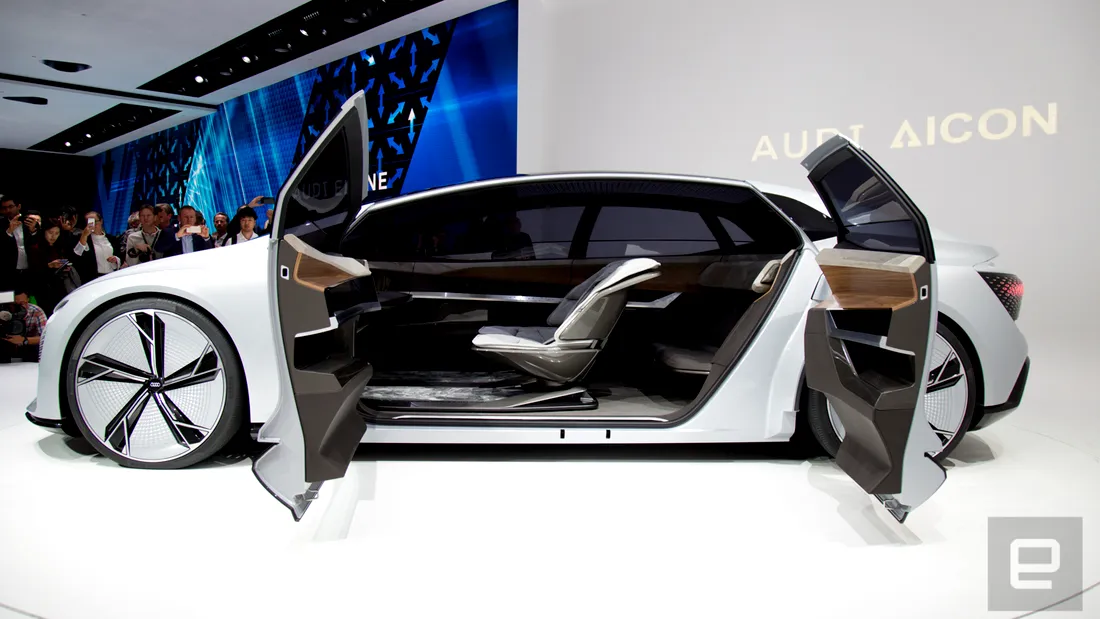 VIDEO! Audi Aicon, masina viitorului de la Audi, fara volan, fara pedale si fara centura de siguranta! Asa vor arata peste cativa ani masinile!