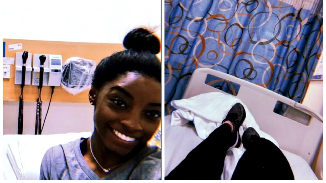 Simone Biles a ajuns la spital din cauza unui calcul renal 