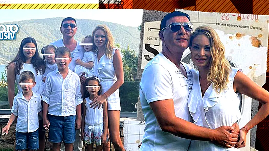 Reuniune de ”gradul zero” în Turcia! Cristi Borcea se distrează într-o vacanță de 5 stele alături de Valentina Pelinel și 6 dintre copiii săi