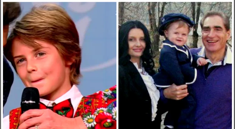 Petrus Roman, fratele vitreg al Oanei Roman, arata incredibil la 9 ani! Pustiul seamana leit cu Petre Roman in tinerete!