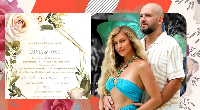 Lora și Ionuț Ghenu s-au căsătorit! Cum arată rochia de mireasă