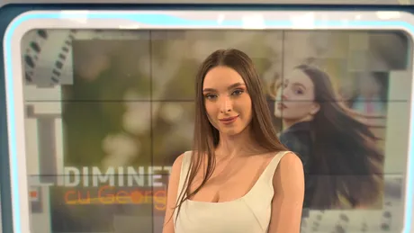 Georgiana Dascălu sărbătorită, în direct, în cadrul emisiunii „Dimineți cu Georgia”, difuzată de Metropola TV