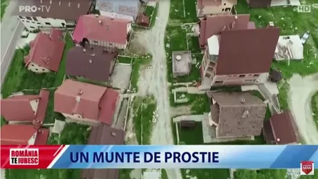 VIDEO! Ranca una dintre cele mai spectaculoase localitati montane din Romania transformata intr-un haos imobiliar! In ce hal arata acum!