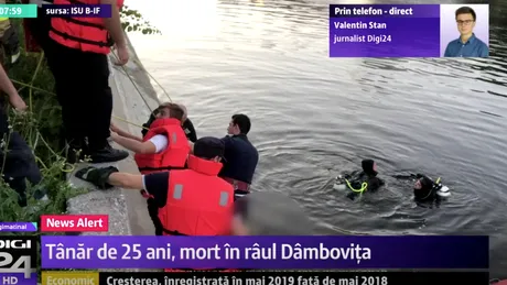 Un barbat de 25 de ani a murit inecat in Dambovita, in Regie, imediat dupa ce a sarit in apa sa salveze un baiat de 16 ani! Imagini dramatice!