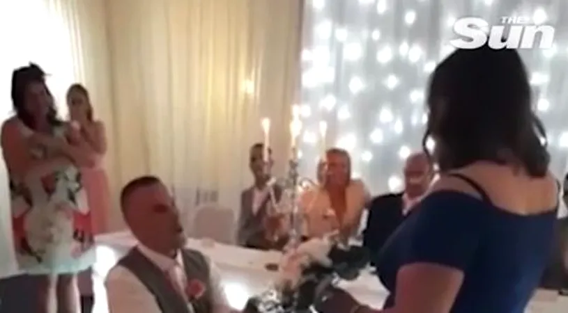Incredibil! Ce s-a întâmplat la o nuntă din Anglia, chiar în mijlocul petrecerii! Oamenii au rămas cu gura căscată