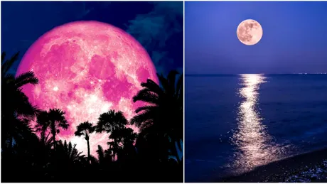 Luna roz 2019. Cand va putea fi vazut fenomenul astronomic rar pe cer!
