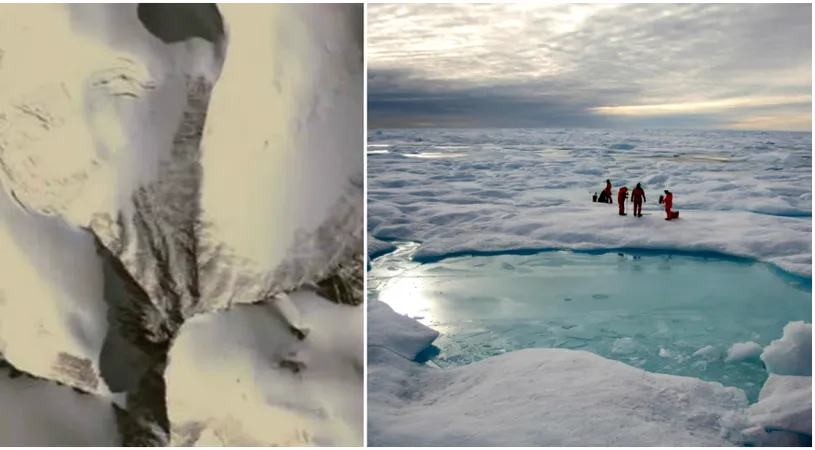 Obiect misterios in Antarctica! Ce au descoperit cu ajutorul unei camere de luat vederi. Infiorator VIDEO