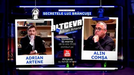 Secretele lui Constantin Brâncuși, dezvăluite într-un nou episod al podcastului ”Altceva cu Adrian Artene”