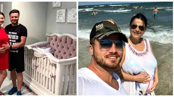 Prima imagine cu fiica Gabrielei Cristea! Micuta e bucalata toata