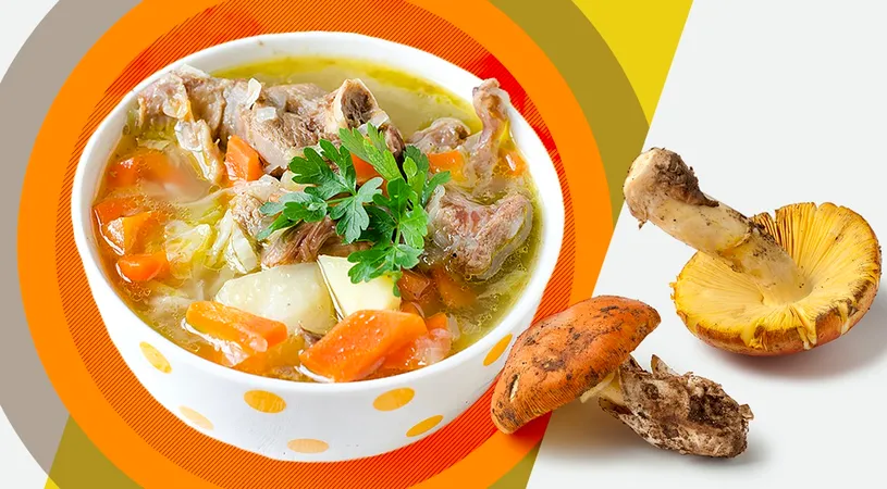 Rețetă de vară. Descoperă cum să faci cea mai delicioasă supă de curcan cu hribi