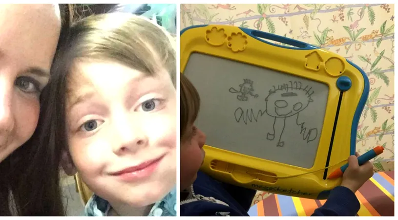 O jucarie banala i-a salvat viata acestui baiat! Ce a desenat micutul de i-a alarmat pe parinti. Medicii l-au ignorat