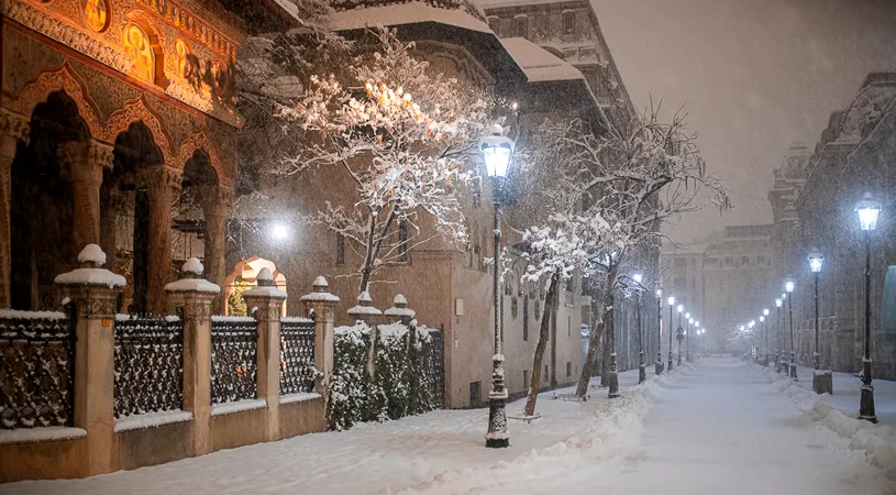Bucureşti, în continuare sub zăpadă! Prognoza meteo specială pentru capitală
