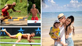 Vladimir Draghia participa sezonul asta din nou la Exatlon impreuna cu familia lui! S-a mutat in Dominicana alaturi de sotie si fiica lui!