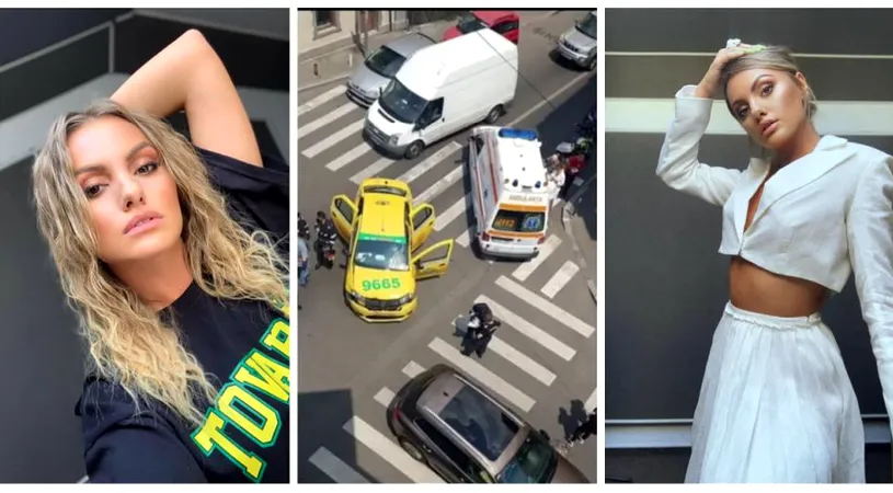 Alexandra Stan, accident rutier in Bucuresti. Artista a intrat cu masina intr-un taxi. Cum se simte VIDEO