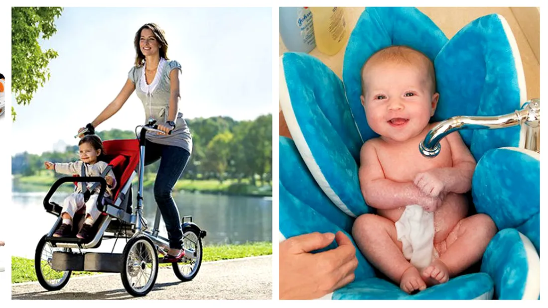 Inventii pentru cei mici care le fac viata usoara parintilor! Cum arata valiza-scaun, patul pentru noii parinti sau bicicleta-carucior