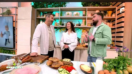 Chef Nicolai Tand, cucerit de chiflele fără frământare prezentate de Simona Trușcă la Neatza cu Răzvan și Dan