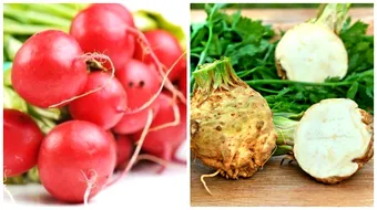 Alimente sub lupa: telina vs ridichi! Pe care sa o pui mai des in salata ta