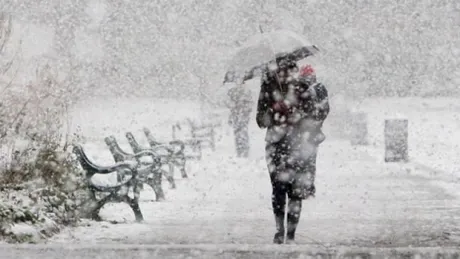 A venit iarna! Avertizare meteo: ninsori și vânt puternic în mare parte din România
