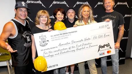 Rockerii de la Metallica au oferit drepturile piesei ”The Unforgiven” pentru campania #NoiFacemUnSpital