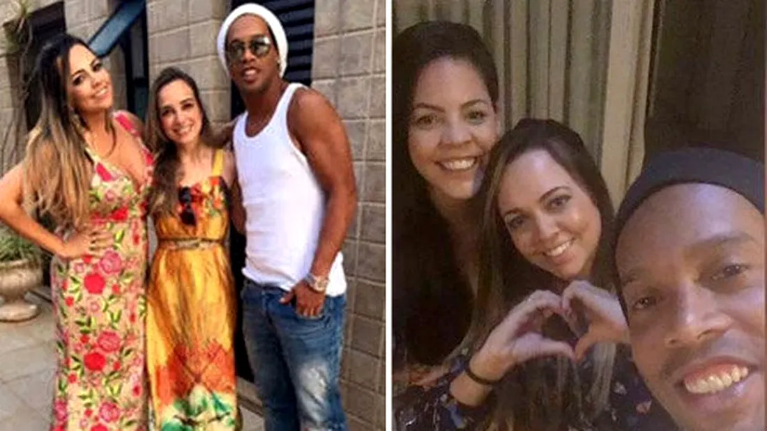 Ronaldinho se va casatori cu doua femei in acelasi timp! Locuieste cu ele deja! Cum a ajuns in aceasta situatie fotbalistul