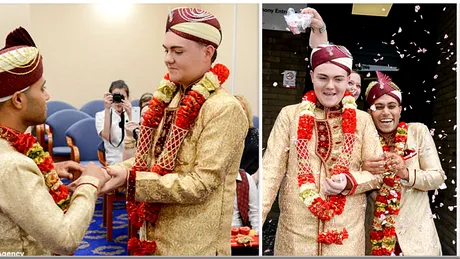Prima nunta gay intre MUSULMANI! A avut loc in Anglia. Unul din miri a marturisit ca a incercat sa se sinucida inainte