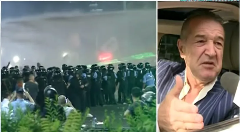 Gigi Becali despre violentele jandarmilor: “Cum sa dai cu gaze chimice in fratii tai ba, esti nebun?! Tu dai cu gaze in oamenii tai, in romanii tai?”