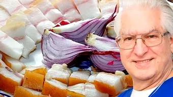 Medicul Vlad Ciurea spune dacă este sănătos să mănânci slănină cu ceapă. Românii adoră combinația: „Mai trebuie o generație ca să ne educăm”