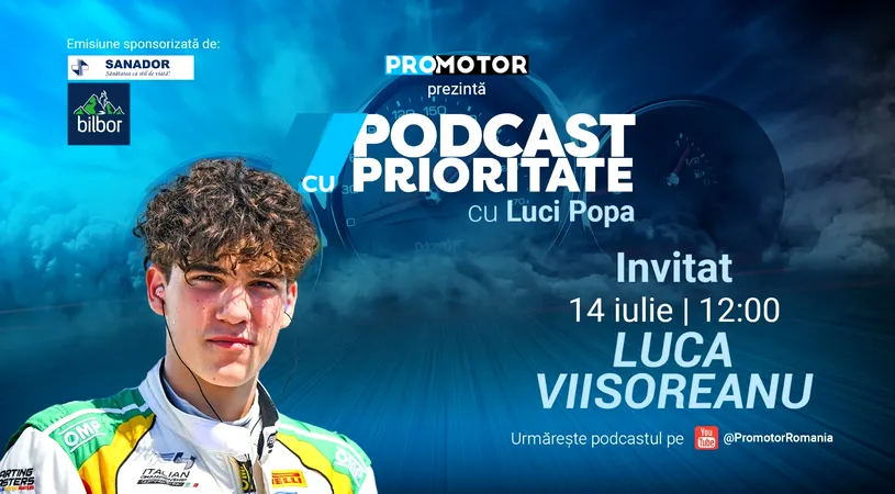Podcast ProMotor #78 îl are ca invitat pe Luca Viișoreanu, pilotul adolescent care reprezintă România în Formula 4
