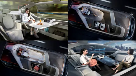 Volvo a lansat masina autonoma care va tine locul unui avion privat! Cum arata Volvo 360c, limuzina luxoasa care se conduce singura VIDEO