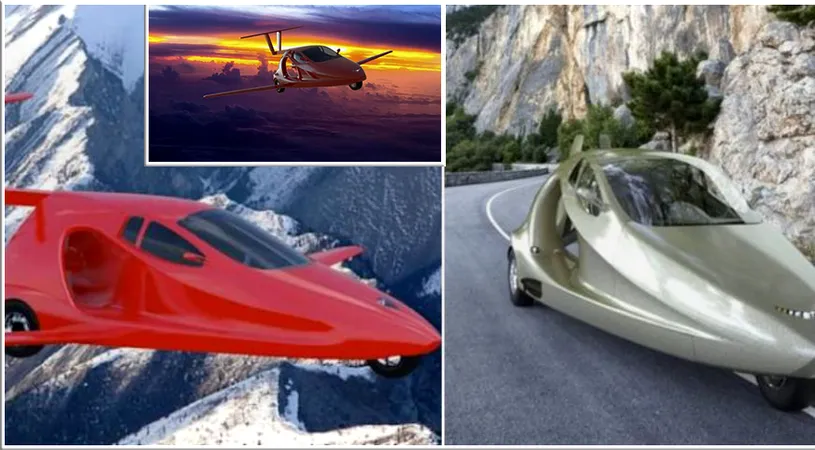 Asa arata prima masina zburatoare din lume! Modelul sport e desprins din viitor si va fi lansat in 2018 VIDEO