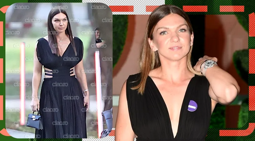 Simona Halep a ales o ţinută specială pentru nunta lui Ianis Hagi. La ce eveniment important a mai îmbrăcat rochia neagră