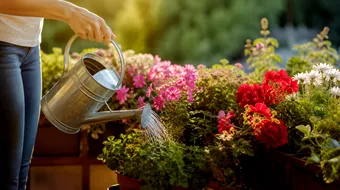 Cum îngrijești florile în zilele toride. Sfaturile care le ajută să reziste caniculei