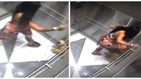 Modelul Keevonna Wilson si-a agresat cainele cu bestialitate, in lift. Ce a putut sa ii faca bietului animal lipsit de aparare VIDEO