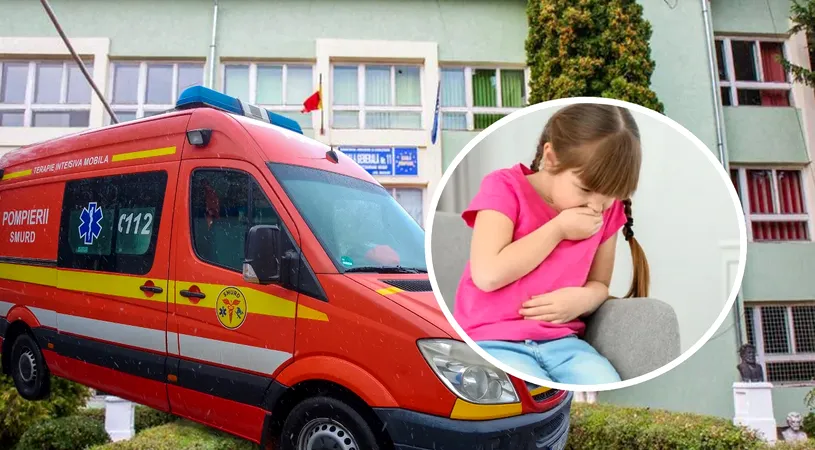 53 de copii acuză stări de rău și au simptome de toxiinfecție alimentară în Mehedinți. Planul roșu de intervenție a fost activat