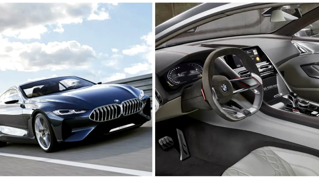 Noul BMW seria 8 arata senzational! Uite primele imagini, in detaliu, cu masina pe interior VIDEO