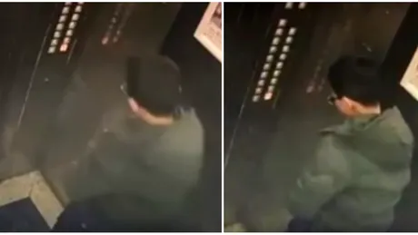 A ramas blocat in lift, dupa ce a inceput sa faca un gest socant! Parintii acestui baiat s-au crucit cand au vazut ce se intampla in cateva secunde VIDEO