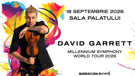 DAVID GARRETT în concert la București cu Millennium Symphony World Tour