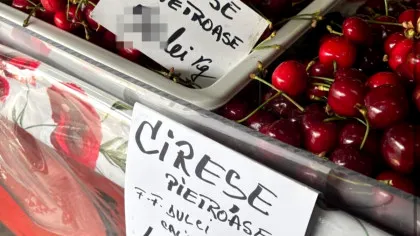 NU E BANC! Câți lei costă un kilogram de cireșe azi, 16 mai 2025, în Piața Obor 😲