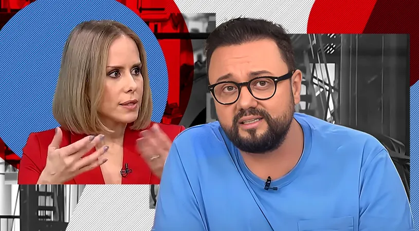 Cătălin Măruţă şi Mihaela Bilic, schimb de replici în direct la TV. De la ce a pornit totul: Mă disperi pe mine cu asta