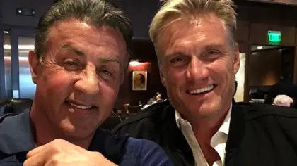 Sylvester Stallone își declară gelozia față de colegul din Rocky, actorul Dolph Lundgren. Una dintre scenele filmate s-a terminat cu spitalizare