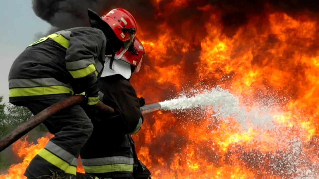 Panica in Sibiu! Sase persoane au ajuns la spital in urma unui incendiu puternic 