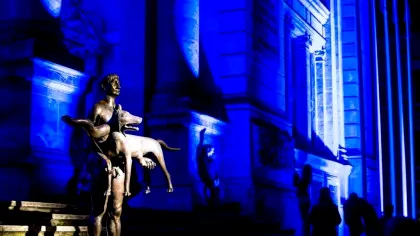 A fost descoperită controversata statuie cu Traian și lupoaica, dispărută din fața Muzeului de Istorie