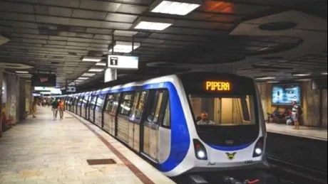 Scene socante la metrou, in Bucuresti! Un barbat s-a aruncat in fata trenului
