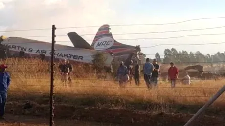 Imagini cu prabusirea unui avion! A luat foc si a cazut la pamant!