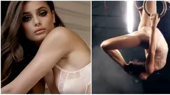 Cel mai hot ingeras de la Victoria’s Secret! Si-a etalat posteriorul super-bombat si le-a aratat tuturor cat e de flexibila VIDEO