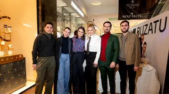Rebranding couture. Noua identitate Adina Buzatu poartă semnătura designerului român de succes Luca Portik, viitorul ei ginere