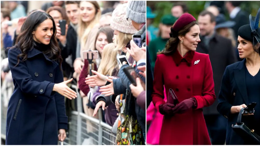 Motivul pentru care Meghan Markle si Kate Middleton isi poarta posetele intr-un mod identic!